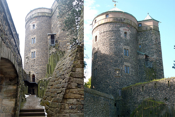 Burg Stolpen - Johannisturm (Coselturm) Burg Stolpen - Johannisturm (Coselturm)